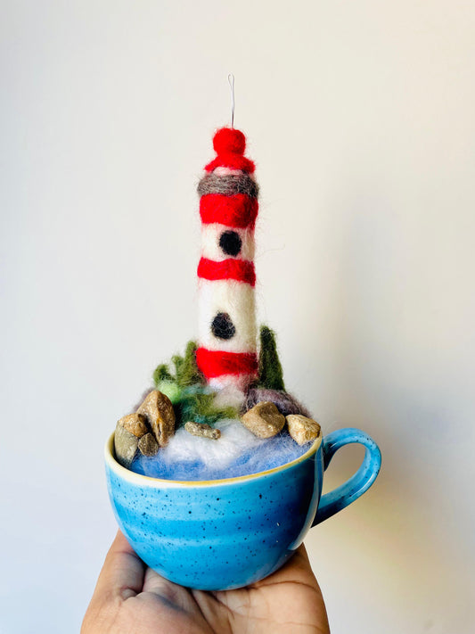Needle Felting a 3D Lighthouse Ornament by Janiththri  (06/08/2025, 4:00PM – 6:00PM)