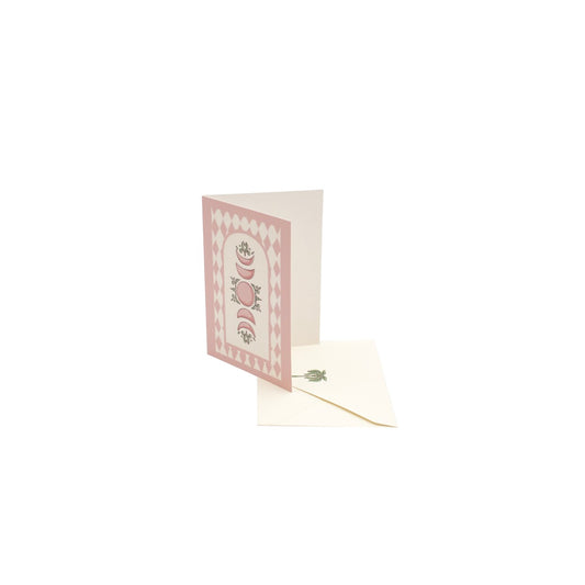 Greeting Card (Pink Moon) Moonlit Oasis