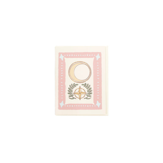 Greeting Card (Pink Star) Moonlit Oasis