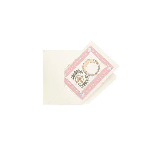 Greeting Card (Pink Star) Moonlit Oasis