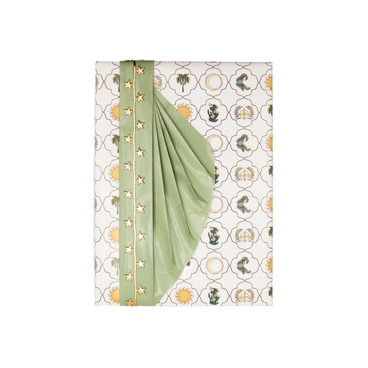 Wrapping Paper (Green) Moonlit Oasis