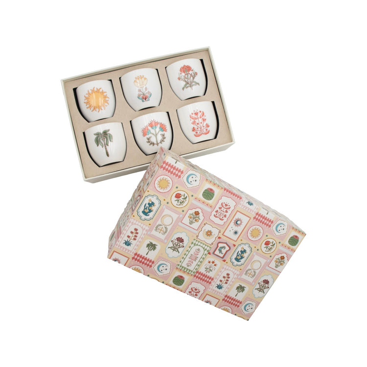 Gawa Cups (Set of 6) Moonlit Oasis