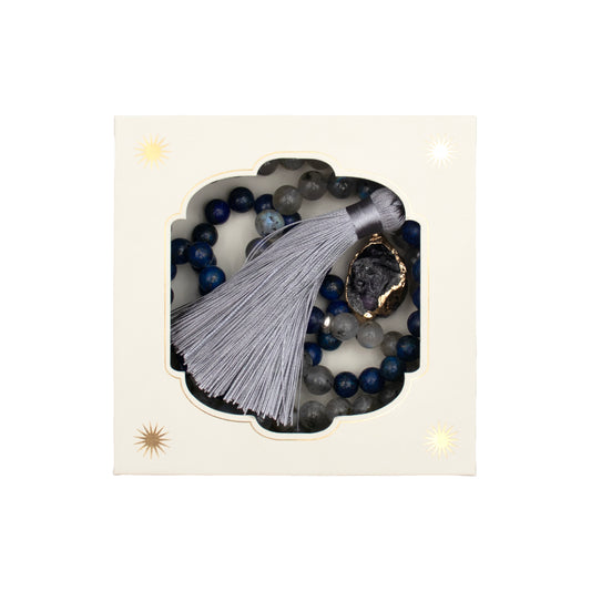 Howlite Tasbih Moonlit Oasis