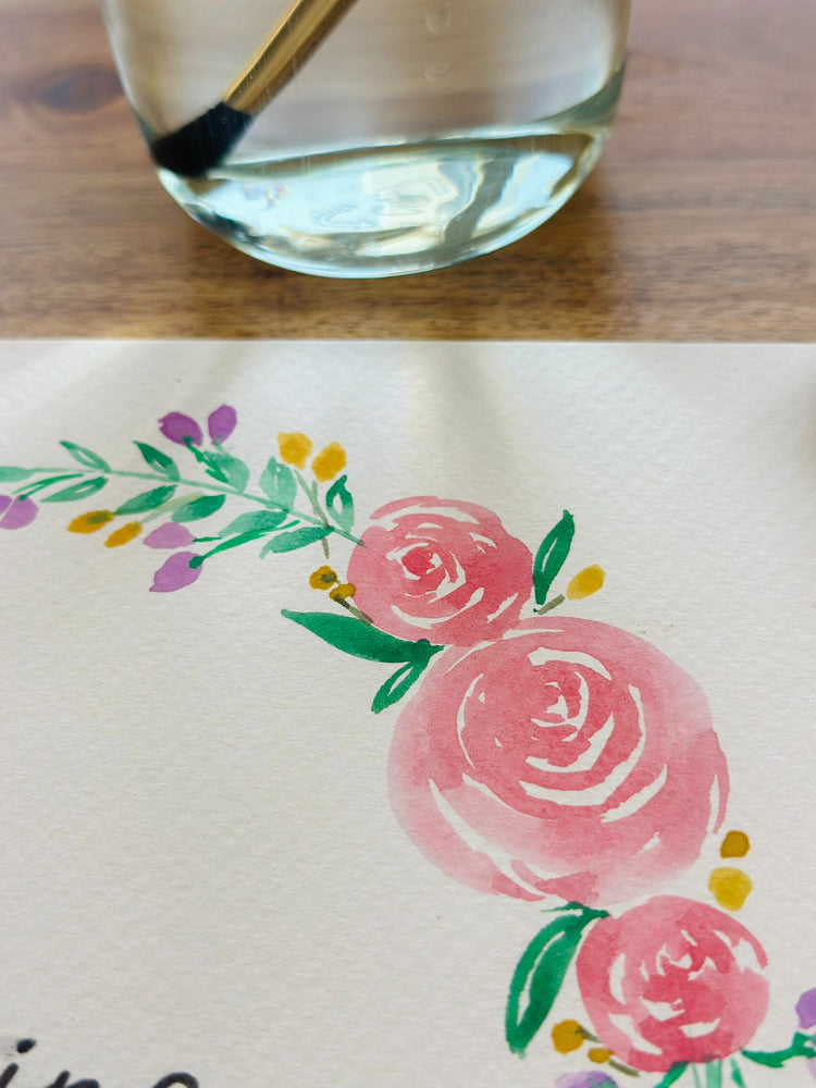 Watercolour Wreath Workshop by Nadine (22/11/2025, 11:00 AM – 1:00 PM)