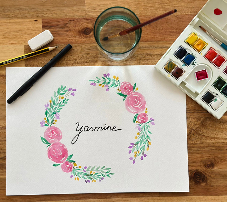 Watercolour Wreath Workshop by Nadine (22/11/2025, 11:00 AM – 1:00 PM)