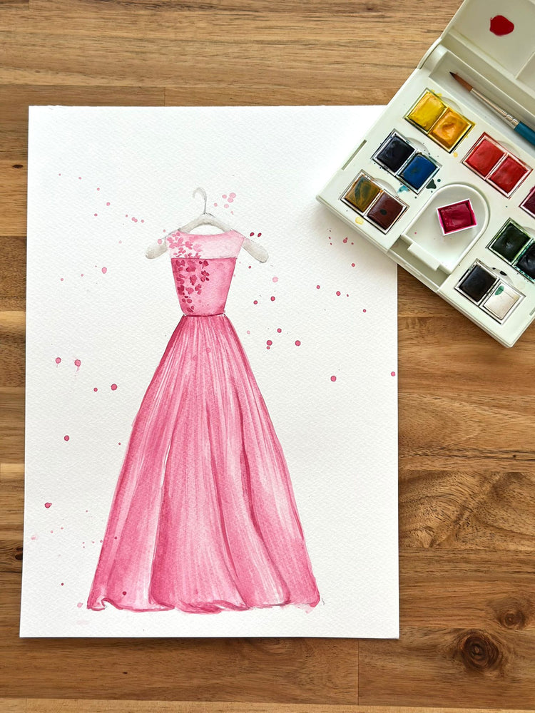 Watercolour Fashion Design Workshop by Nadine (29/11/2025, 11:00 AM – 1:00 PM)