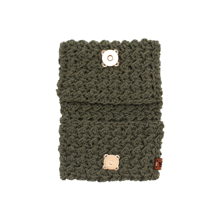 Crochet Wallet (Olive)