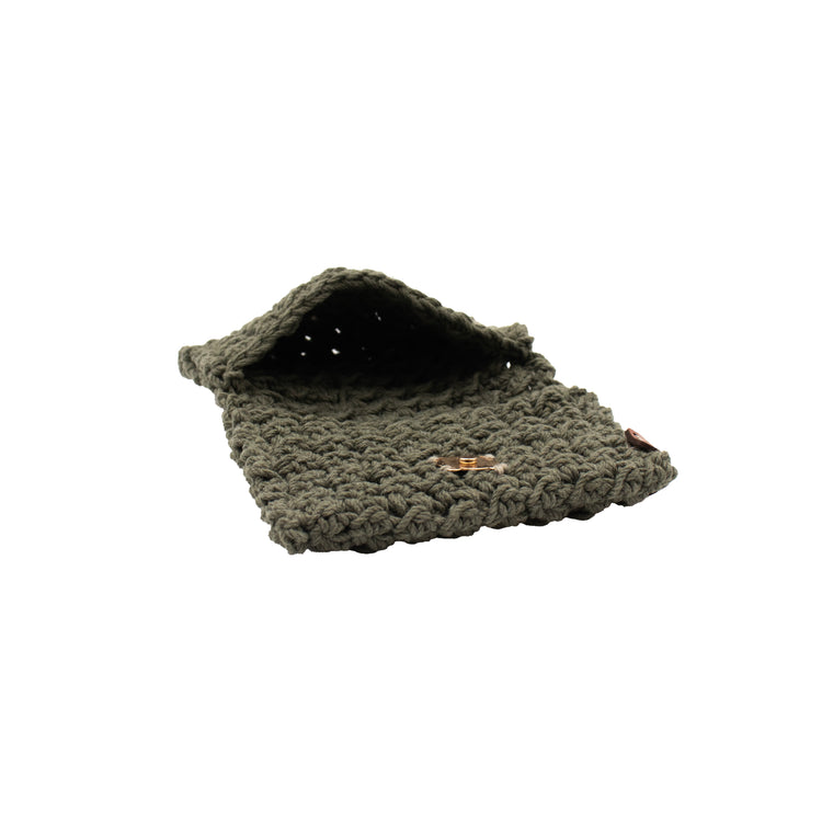 Crochet Wallet (Olive)