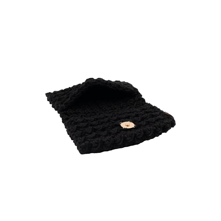 Crochet Wallet (Black)