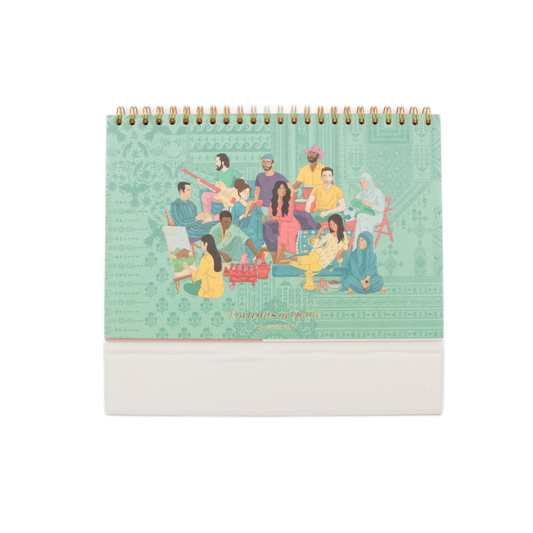 Portraits of Qatar 2025 Desk Calendar