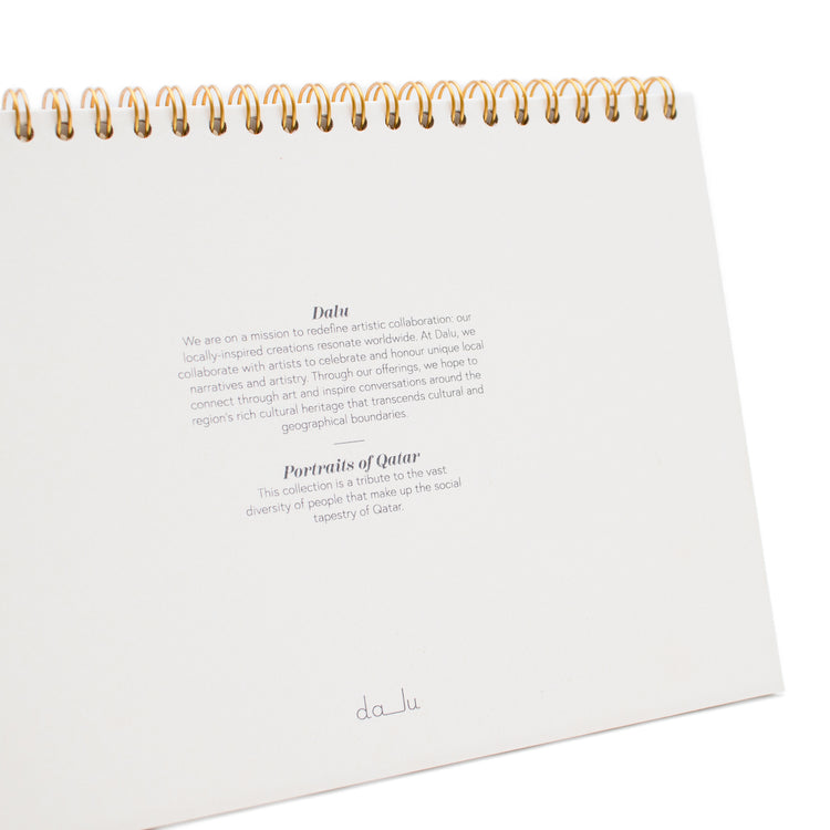 Portraits of Qatar 2025 Desk Calendar
