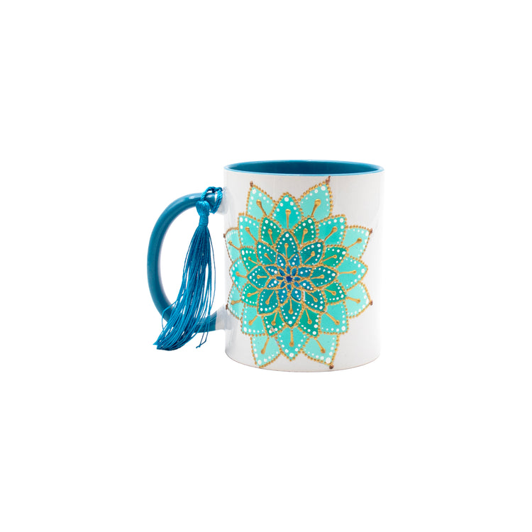Hand-painted Mug (Mandala)