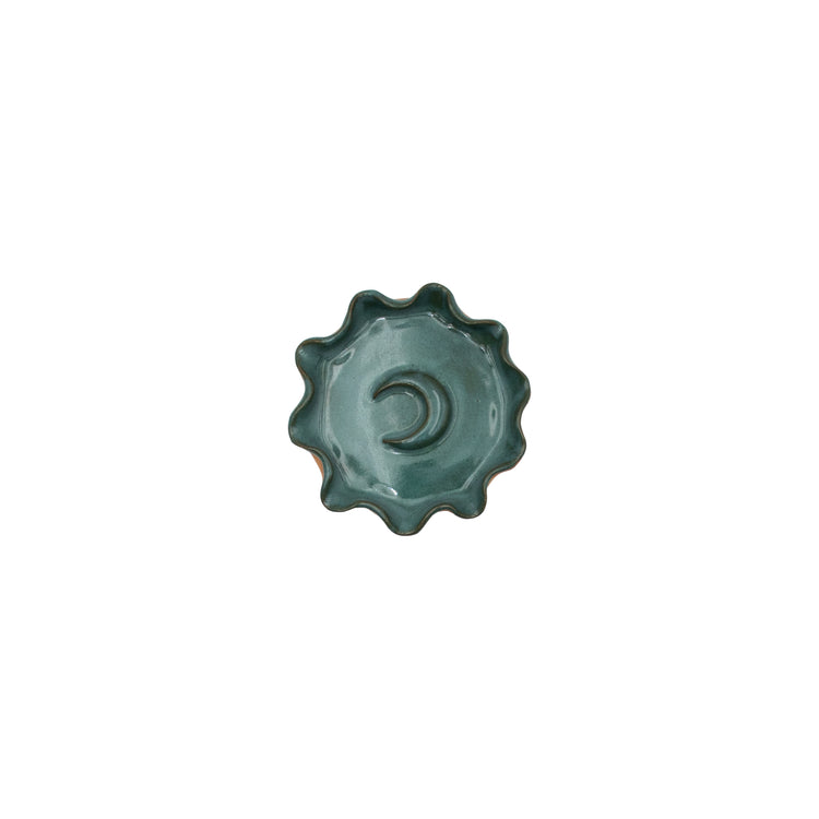 Ceramic Moon Plate (Jade)