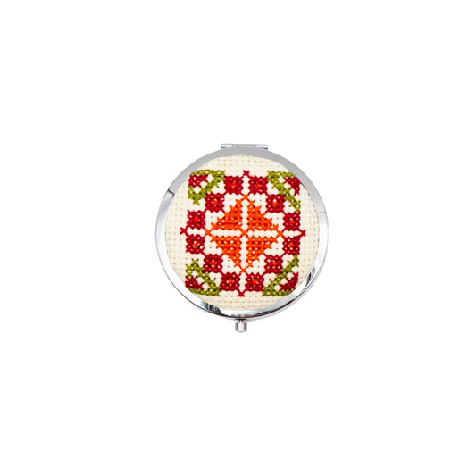 Tatreez Mirror (Orange)