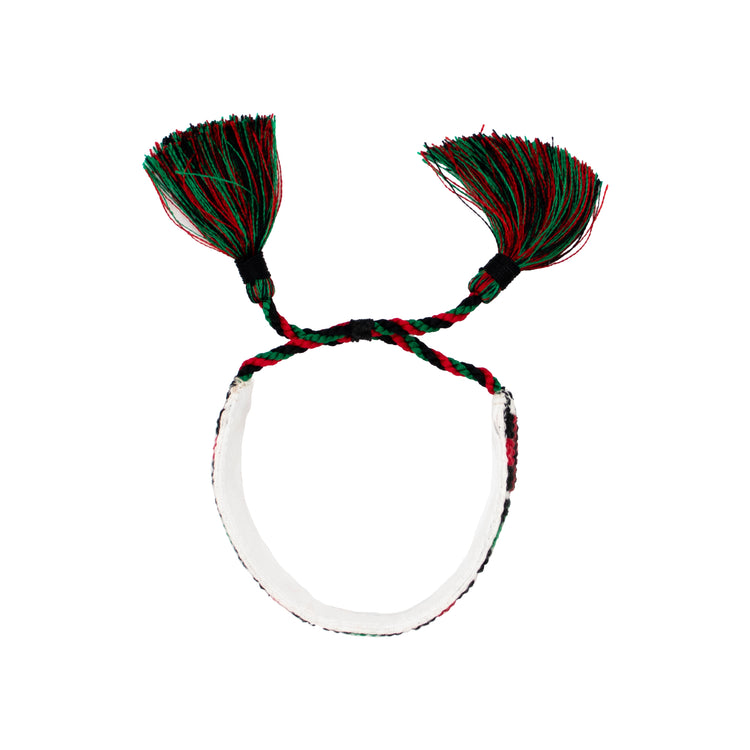 Tatreez Bracelet (White/Black)