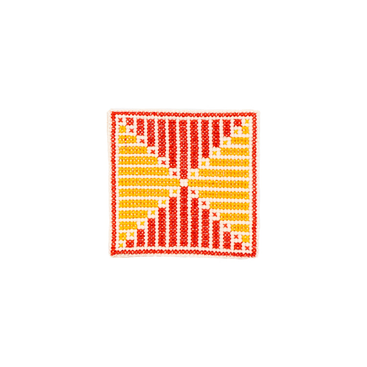 Tatreez Coaster (Orange)