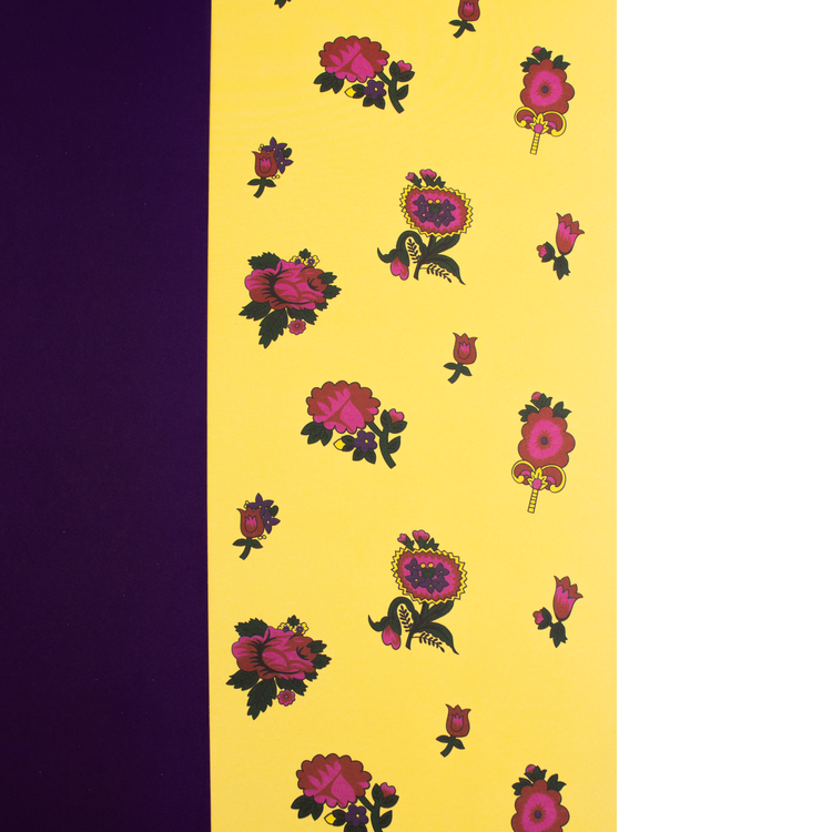 Wrapping Paper Floral + Purple