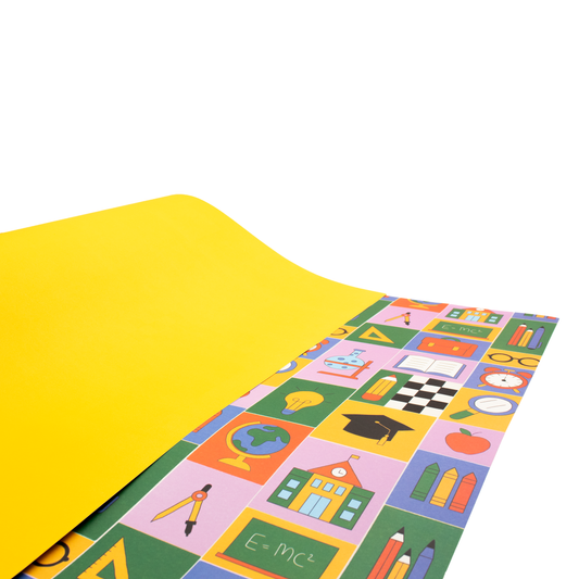 Wrapping Paper Teacher's Day + Yellow