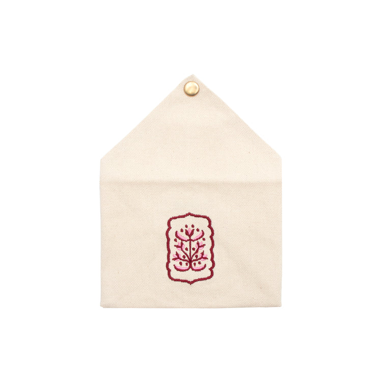 Fabric Money Envelope (Pink) Moonlit Oasis