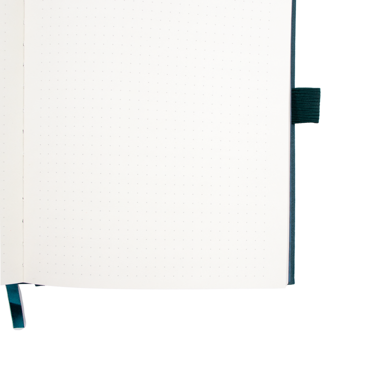 Dalu x Wadha Al-Athba Leather Notebook A5 Dotted (Blue)