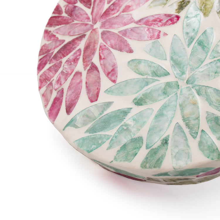 Mother of Pearl Round Box Trio (M)