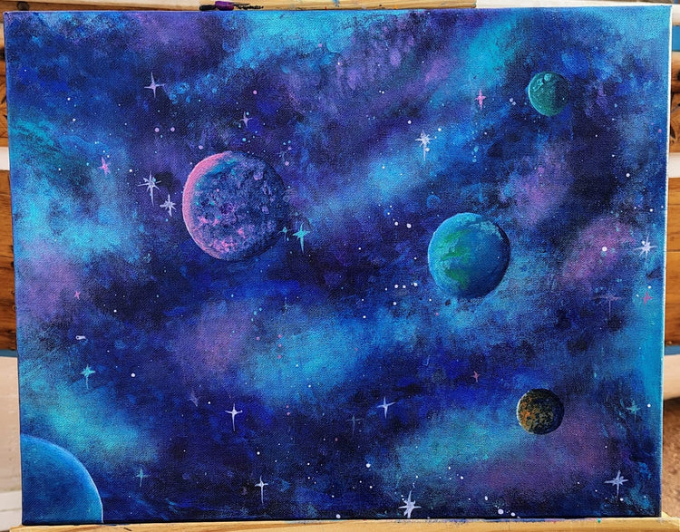 Acrylic Galaxy Painting Workshop by Paintingdiary2k (05/09/2025, 4:00 PM – 6:00 PM)