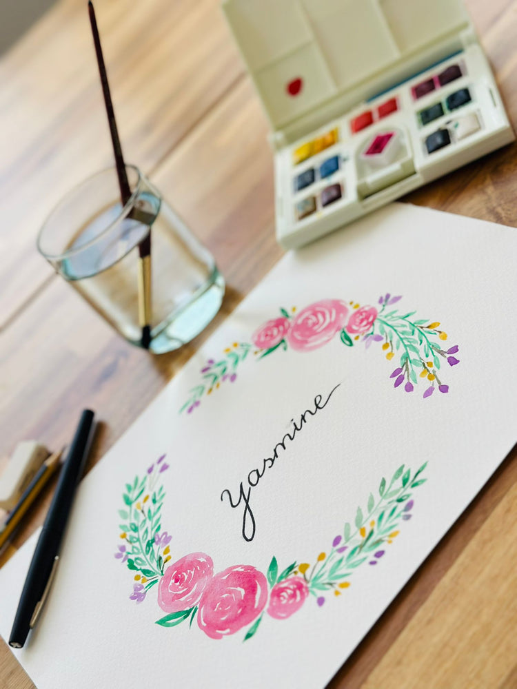 Watercolour Wreath Workshop by Nadine (22/11/2025, 11:00 AM – 1:00 PM)