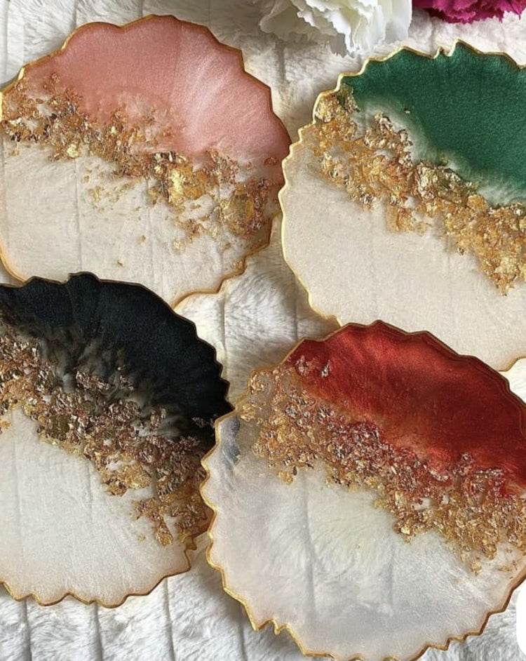 Resin Art Coaster Making Workshop by Rida (26/06/2026, 4:00 PM – 5:30 PM)