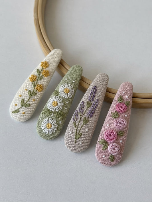 DIY Hand Embroidery Hair Clip Workshop by Fidha Asiya (21/08/2026, 4:00 PM – 6:00 PM)