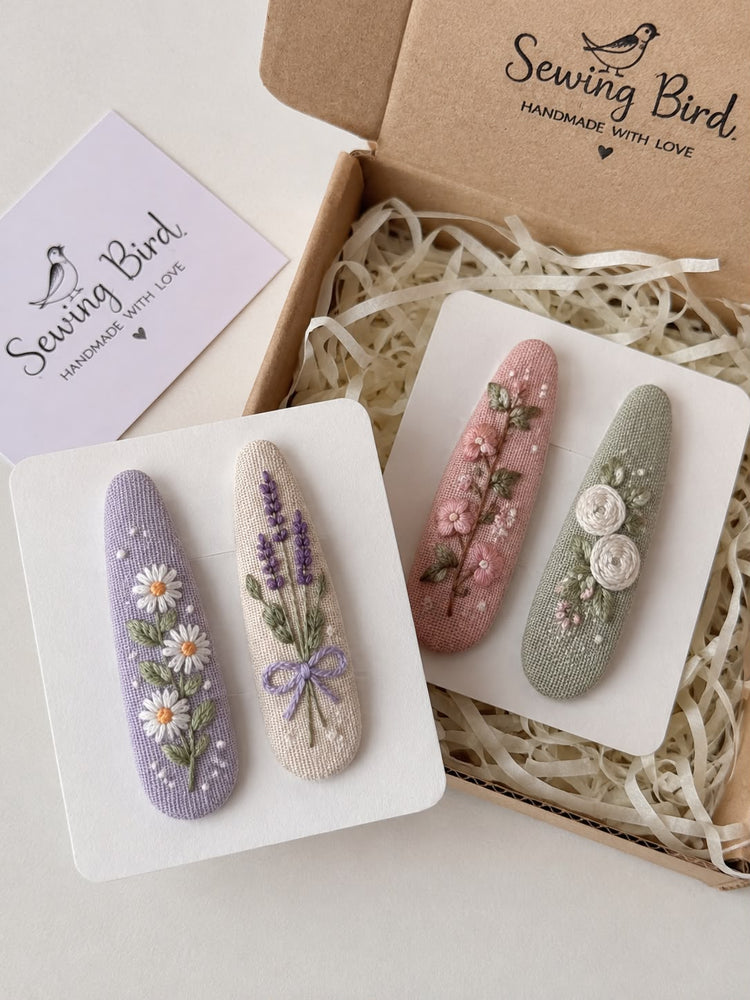 DIY Hand Embroidery Hair Clip Workshop by Fidha Asiya (21/08/2026, 4:00 PM – 6:00 PM)