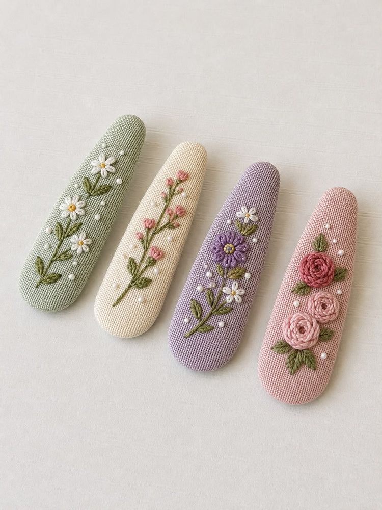 DIY Hand Embroidery Hair Clip Workshop by Fidha Asiya (21/08/2026, 4:00 PM – 6:00 PM)