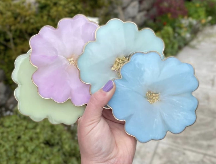 Resin Art Coaster Making Workshop by Rida (14/08/2026, 5:00 PM – 6:30 PM)