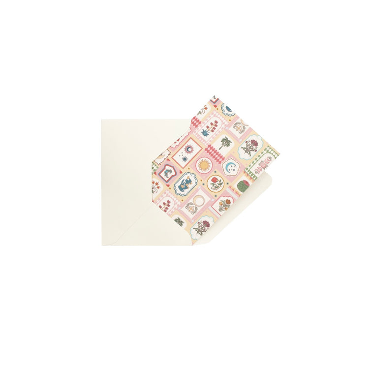 Greeting Card (Pattern) Moonlit Oasis