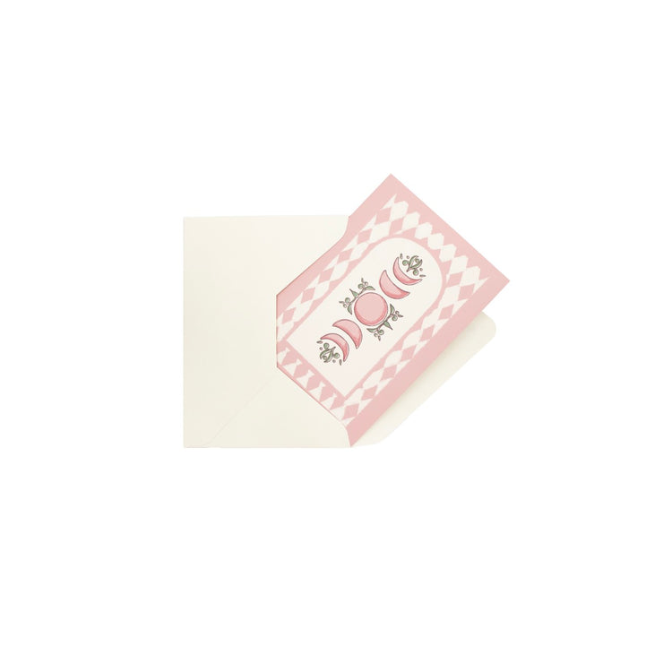 Greeting Card (Pink Moon) Moonlit Oasis