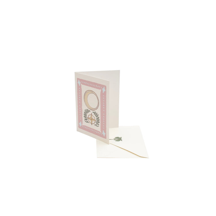 Greeting Card (Pink Star) Moonlit Oasis