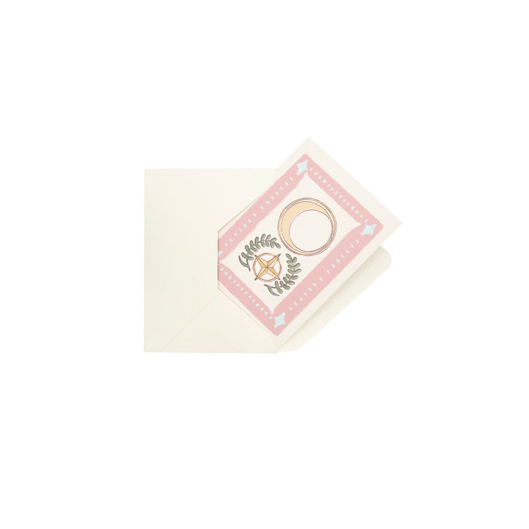 Greeting Card (Pink Star) Moonlit Oasis