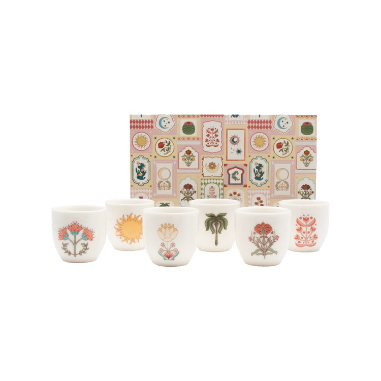 Gawa Cups (Set of 6) Moonlit Oasis