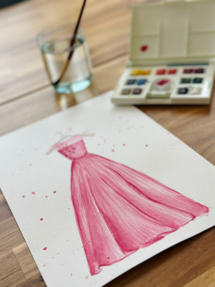 Watercolour Fashion Design Workshop by Nadine (29/11/2025, 11:00 AM – 1:00 PM)