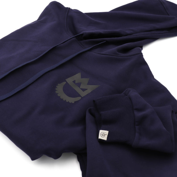 MM - Hoodie (White & Navy Blue)