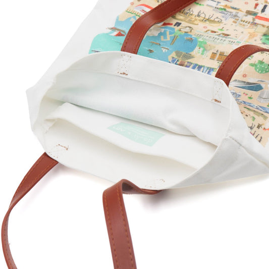 SK - Doha Map Tote Bag