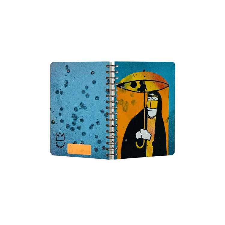 Hand-painted Notebook by Mubarak Al-Malik (MMN15)