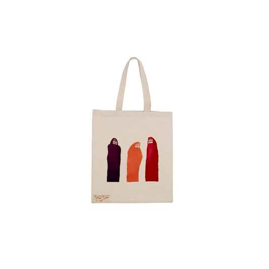 Hand-painted Tote bag by Mubarak Al-Malik (MMT09)