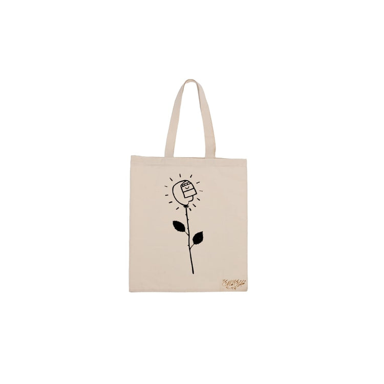 Hand-painted Tote bag by Mubarak Al-Malik (MMT15)