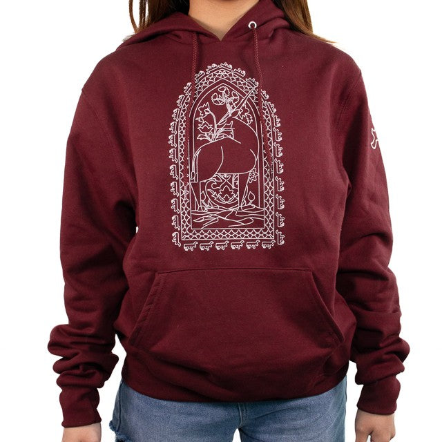 Iconic Maroon Hoodie