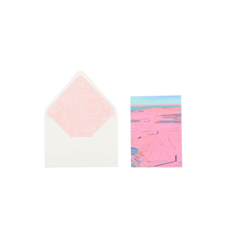 SK - Pink Desert Notecard