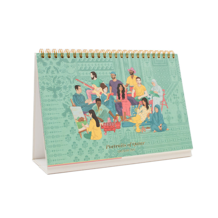 Portraits of Qatar 2025  Desk Calendar