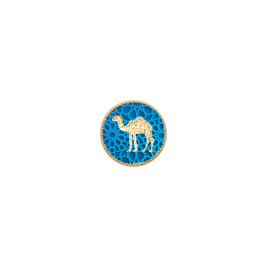 Magnet (Round Pearl Camel, S)