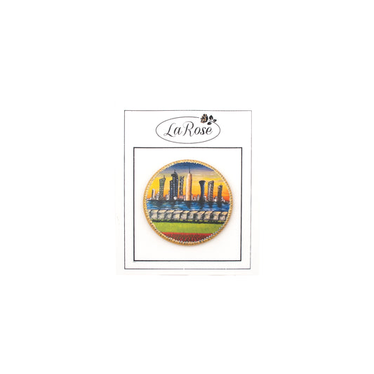 Magnet (Round Doha Skyline, L)