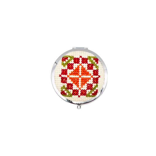 Tatreez Mirror (Orange)