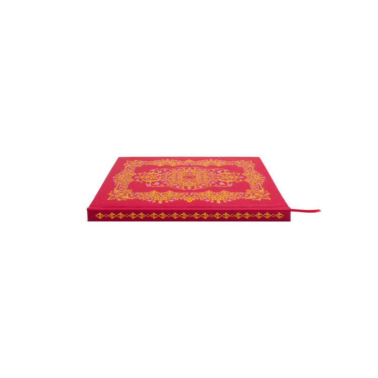 Dalu x Wadha Al-Athba Leather Notebook A5 Lined (Burgundy)